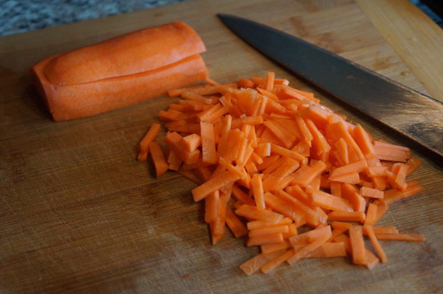 морковь-брусочками
